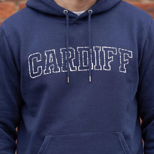 Cardiff city varsity hoodie