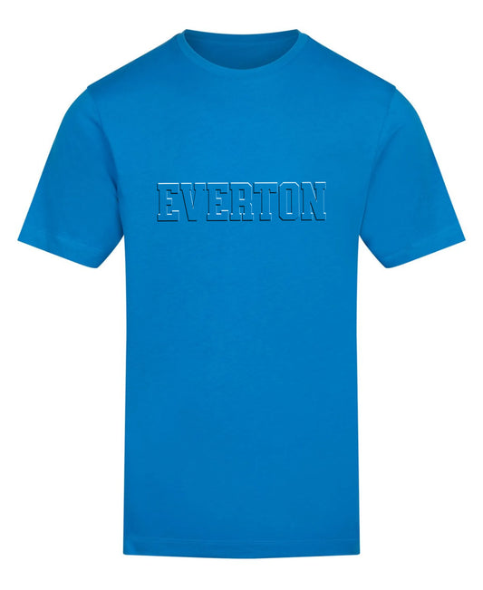 Everton embossed effect T-shirt