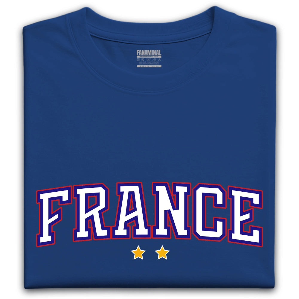 France star varsity t-shirt