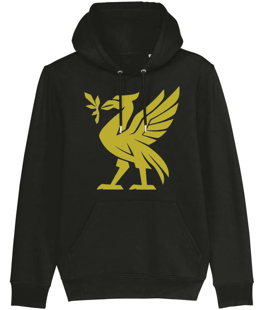 Gold Liver Bird hoodie