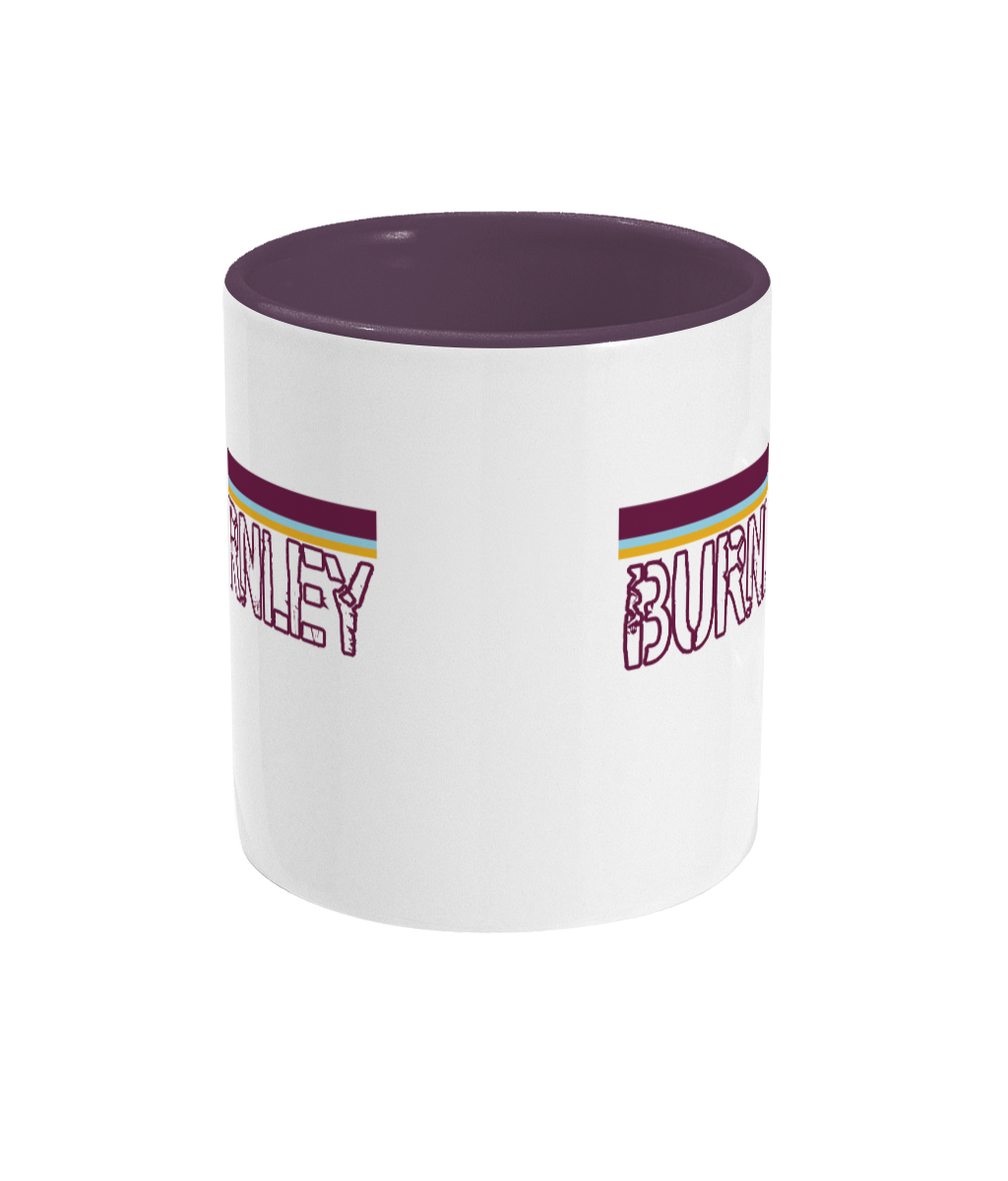Two Toned Burnley TEXT mug