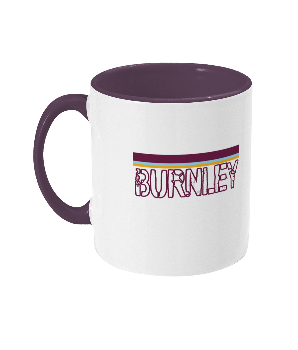 Two Toned Burnley TEXT mug