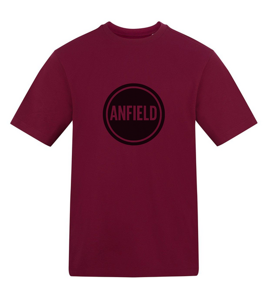 Black Anfield design t-shirt