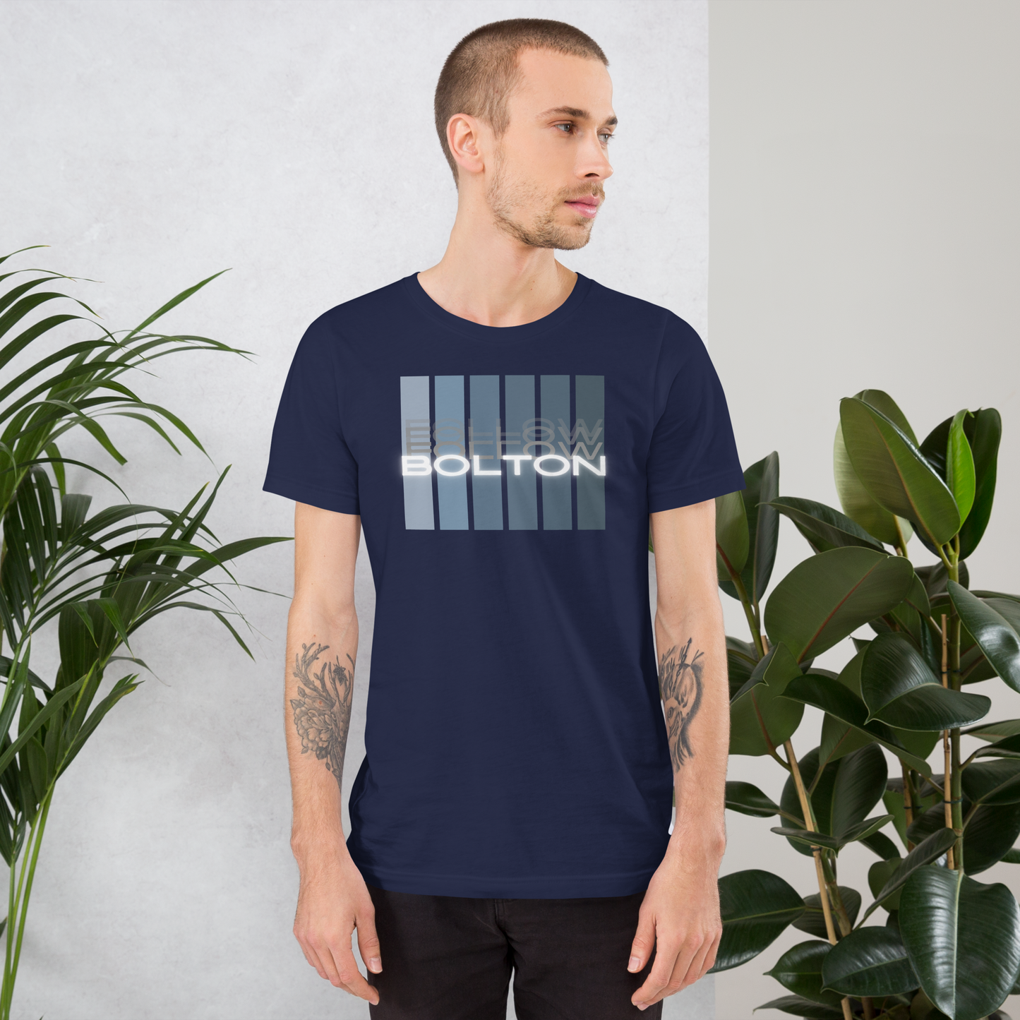 Bolton fan 'Follow X3 BOLTON' design