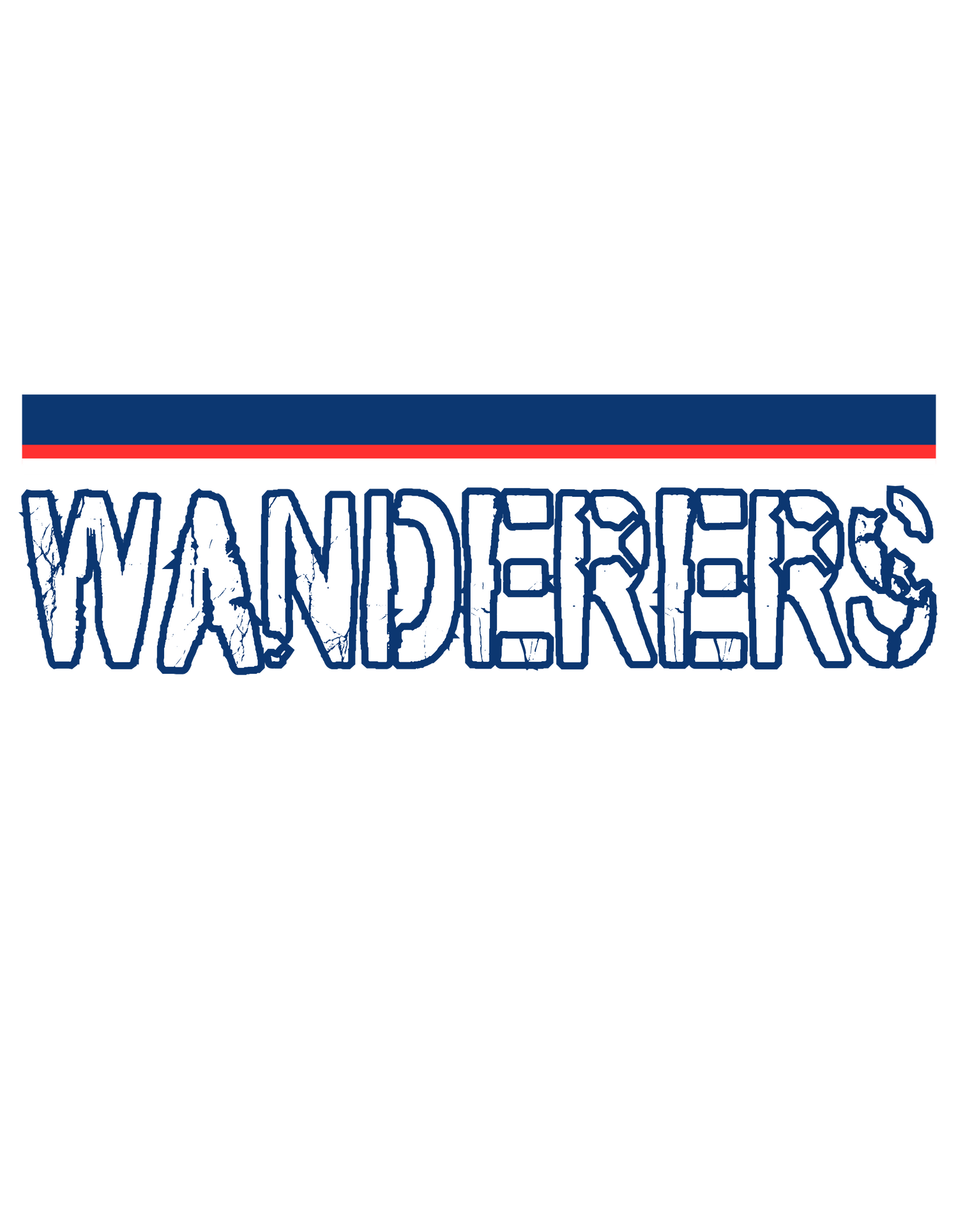 Bolton fan 'Wanderers' text design