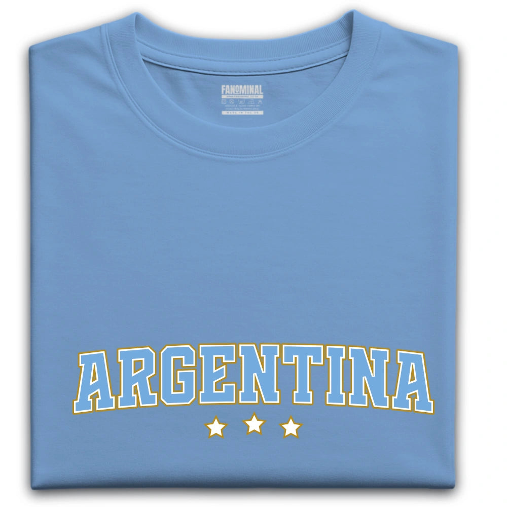 Argentina 3 star varsity t-shirt
