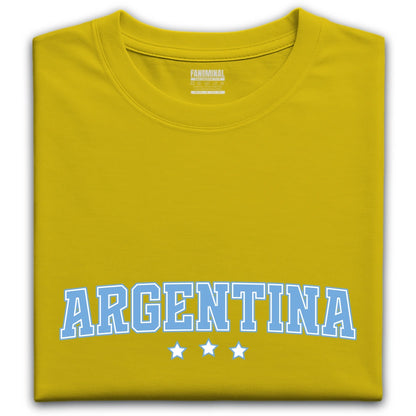 Argentina 3 star varsity t-shirt