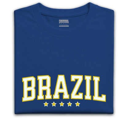 Brazil 5 star varsity t-shirt