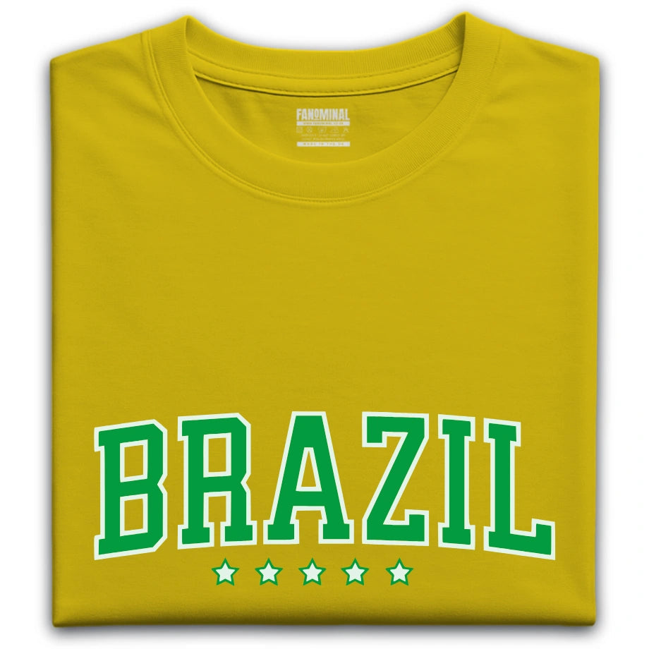 Brazil 5 star varsity t-shirt