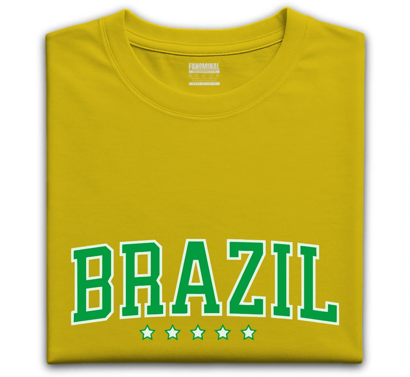 Brazil 5 star varsity t-shirt