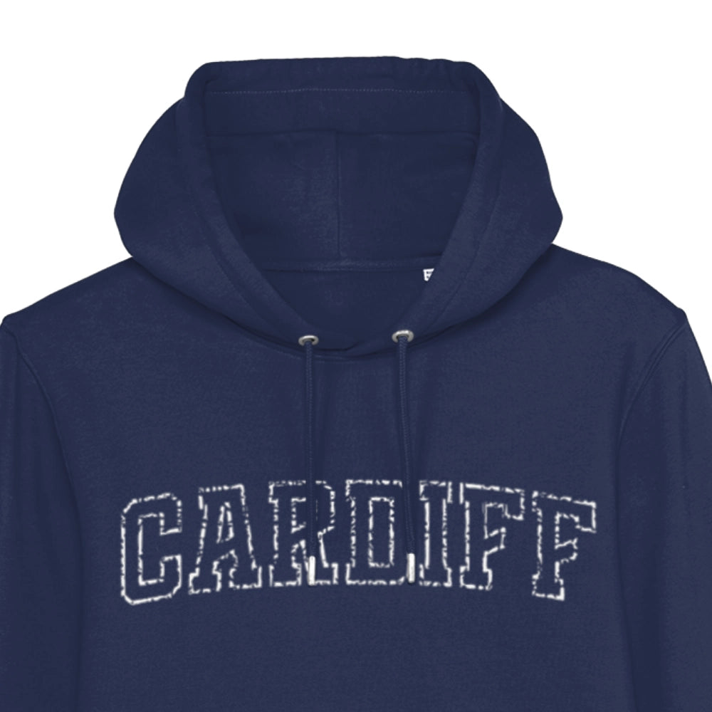 Cardiff city varsity hoodie