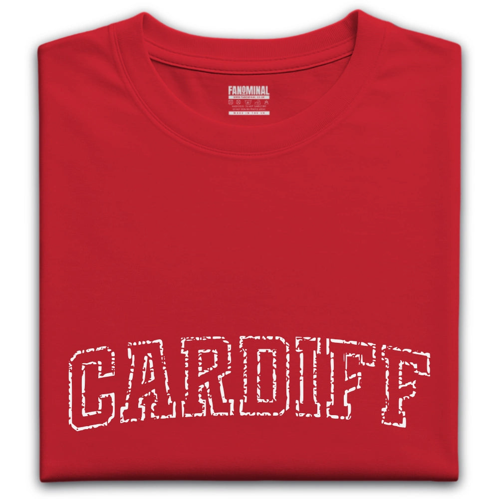 Cardiff City varsity T-shirt