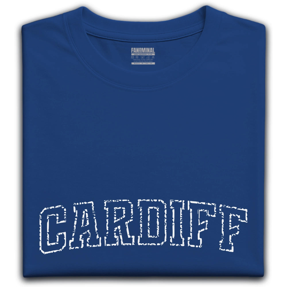 Cardiff City varsity T-shirt