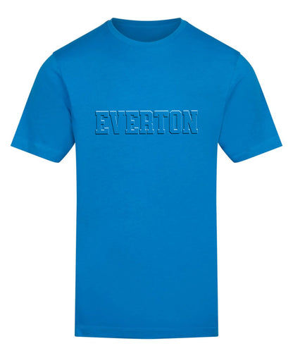 Everton embossed effect T-shirt