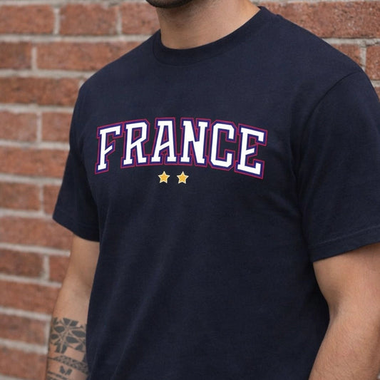 France star varsity t-shirt