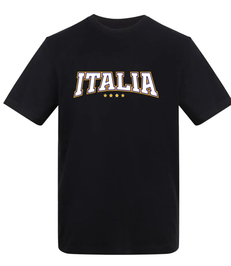 Italia 4 star varsity t-shirt