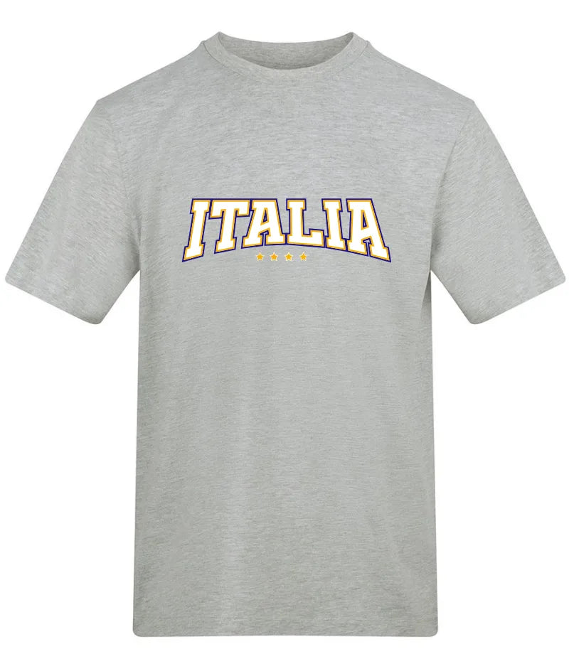 Italia 4 star varsity t-shirt