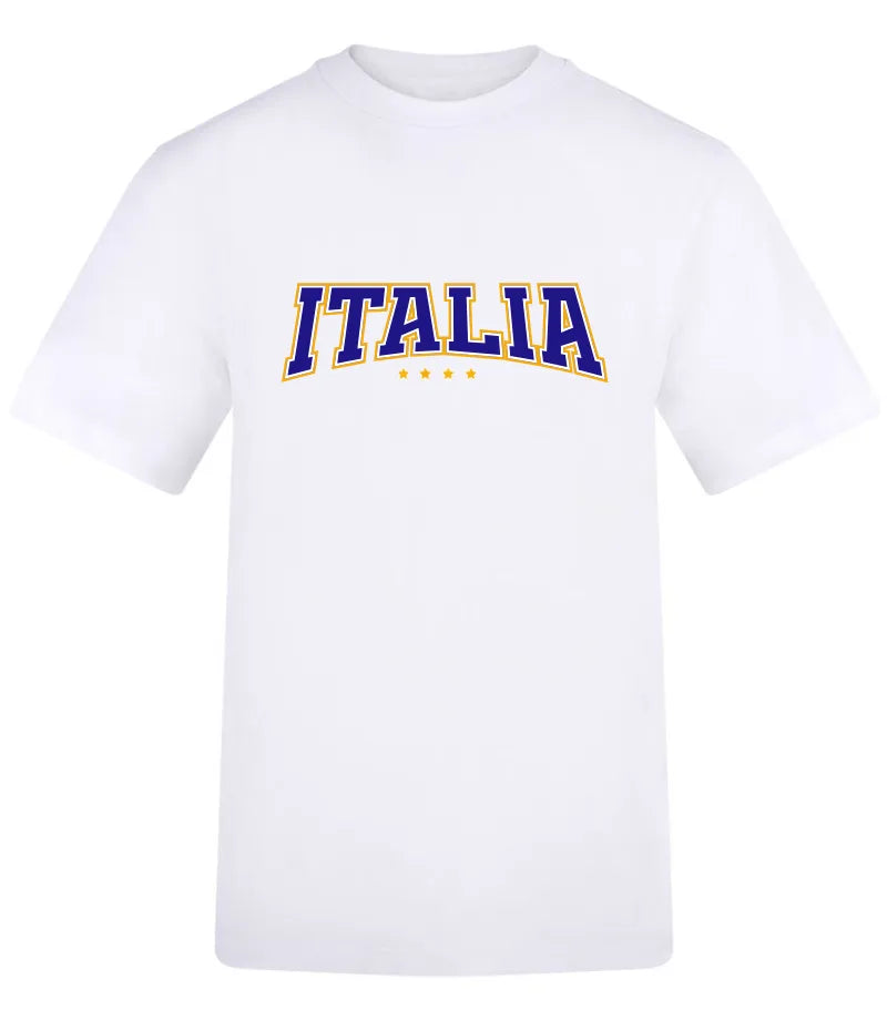 Italia 4 star varsity t-shirt