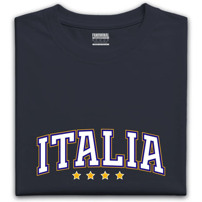 Italia 4 star varsity t-shirt