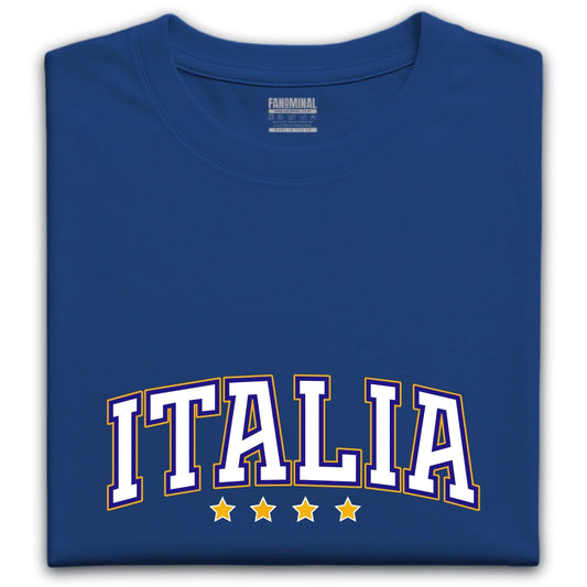 Italia 4 star varsity t-shirt