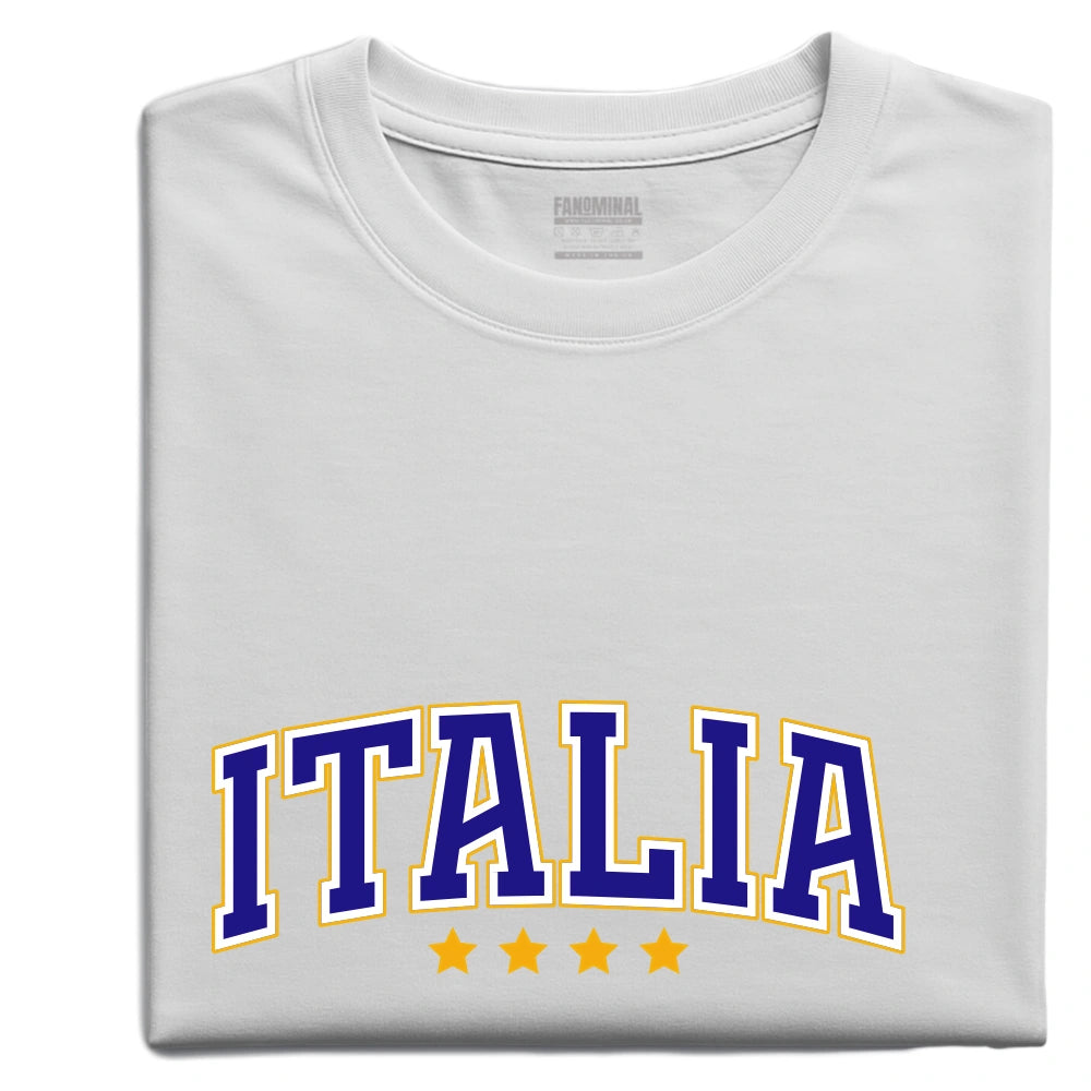Italia 4 star varsity t-shirt