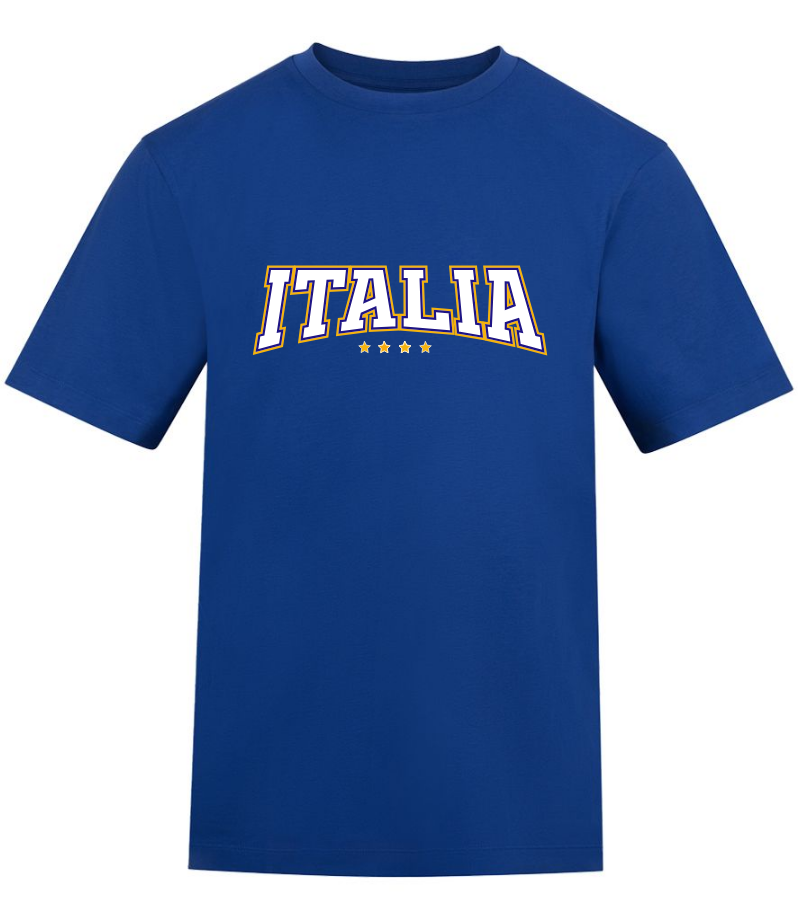 Italia 4 star varsity t-shirt