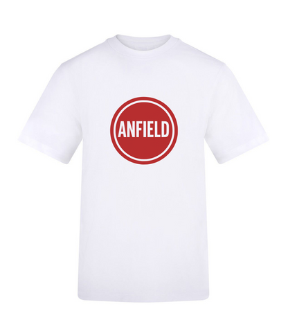 Red Anfield design t-shirt