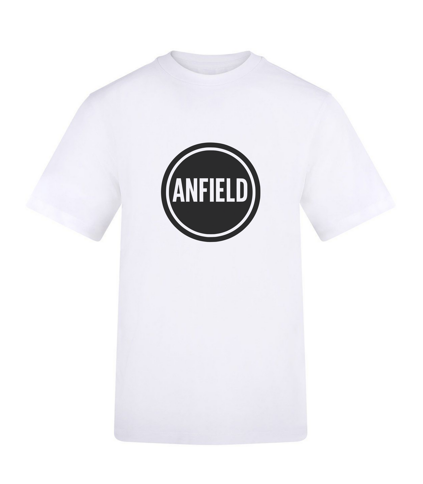 Black Anfield design t-shirt