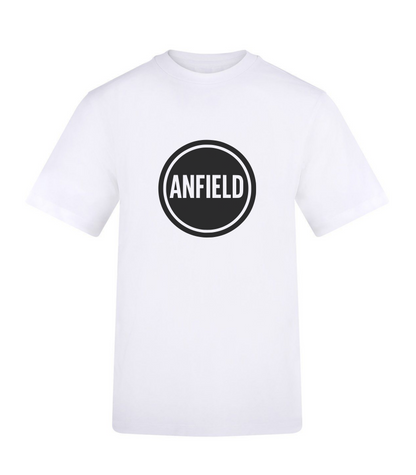 Black Anfield design t-shirt