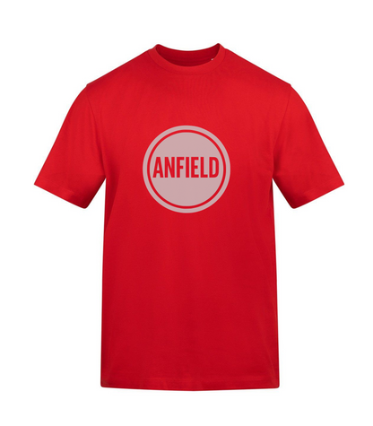 Grey Anfield design t-shirt