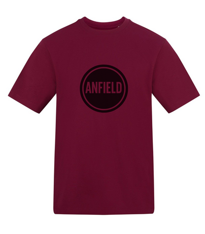 Black Anfield design t-shirt