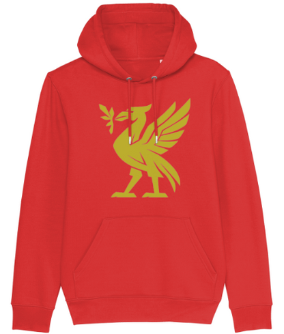 Gold Liver Bird hoodie