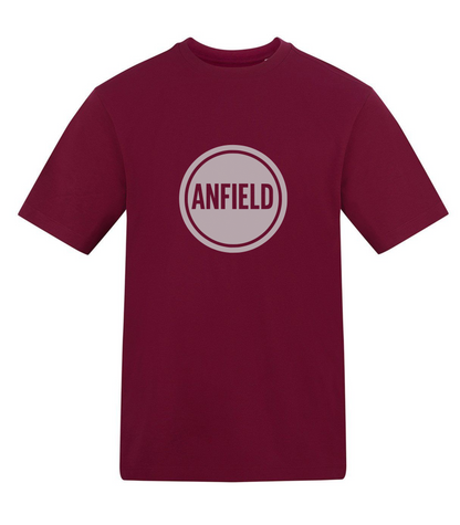 Grey Anfield design t-shirt