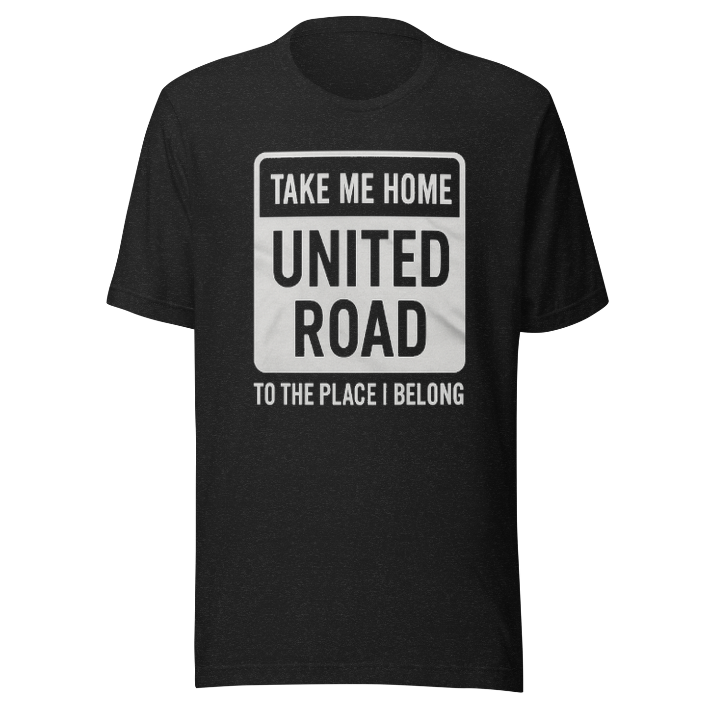 Man Utd fan 'Take me home' design