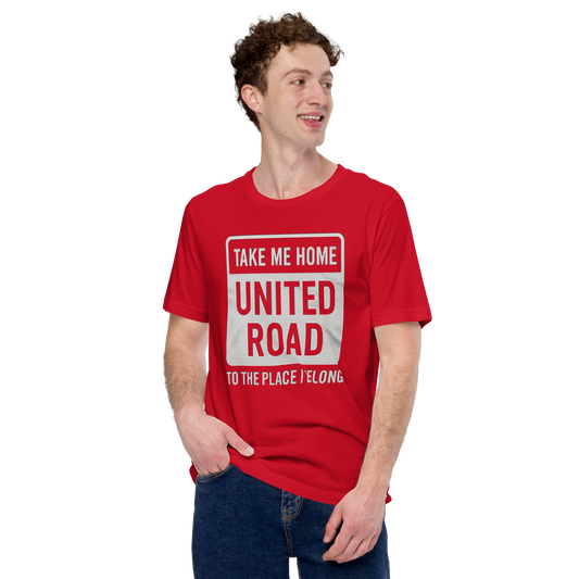 Man Utd fan 'Take me home' design