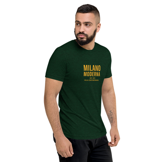 Milano Moderna est:1975 design Tri-blend T-shirt